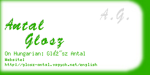 antal glosz business card